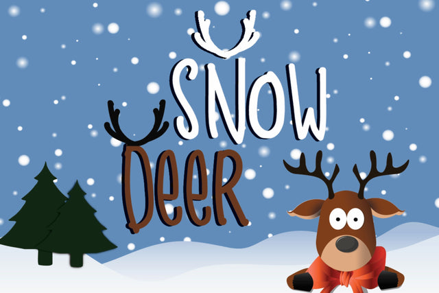 Snow Deer Font Dm Letter Studio 