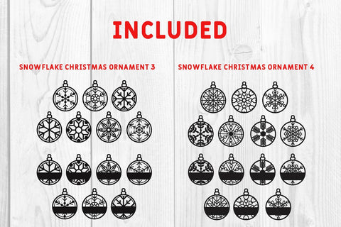 snow flake ornament & monogram SVG dadan_pm 