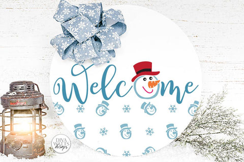 Snow Flurries Round SVG Bundle - Winter Sign Making Bundle SVG Diva Watts Designs 