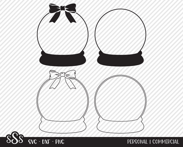 Snow Globe Bundle | Christmas SVG SVG Texas Southern Cuts 