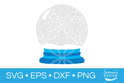 Snow Globe SVG SavanasDesign 