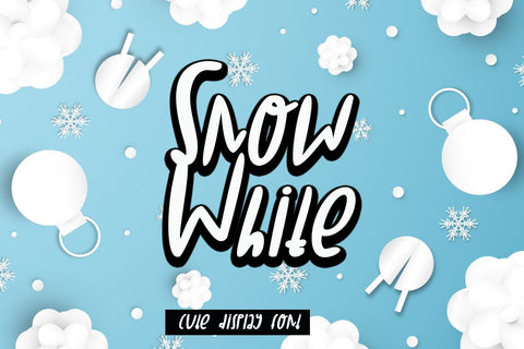 Snow White Font Supersemar Letter 