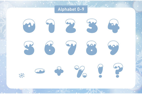 Snow Winter Decorative Font Font Fox7 By Rattana 