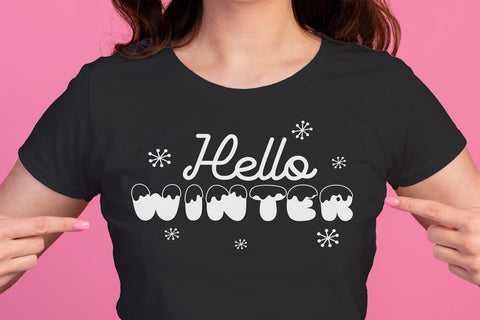 Snow Winter Decorative Font Font Fox7 By Rattana 