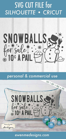 Snowballs for Sale - Winter - Christmas - SVG SVG Ewe-N-Me Designs 