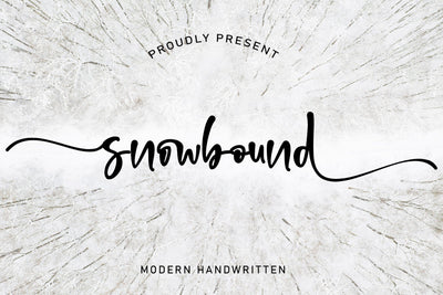Snowbound Font Letterara 