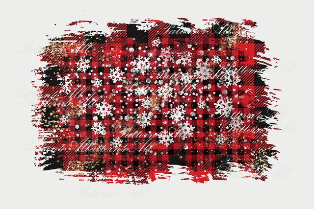Snowflake Background,Red Plaid background,Check splashes,Buffalo plaid Patches,Sublimation PNG,design elements for tshirts,instant download Sublimation ArtStudio 