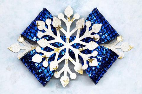 Snowflake bow bundle SVG ArtiCuties 