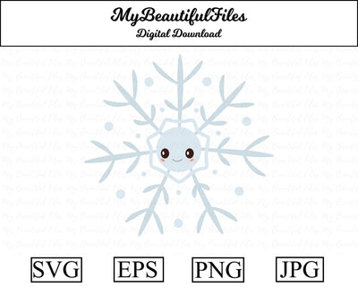 Snowflake - Christmas SVG MyBeautifulFiles 