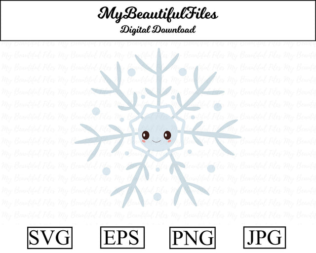 Snowflake - Christmas SVG MyBeautifulFiles 