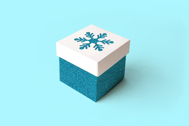 Snowflake Cube Box With Lid SVG 3D Paper Risa Rocks It 