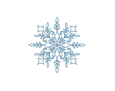 Snowflake Embroidery Design Embroidery/Applique DESIGNS Nino Nadaraia 