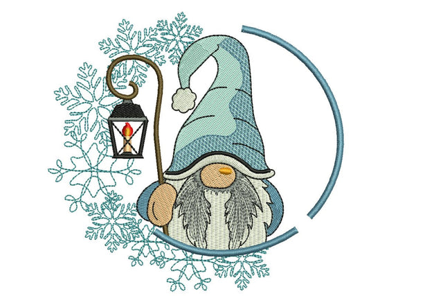 Snowflake Gnome Embroidery Designs Embroidery/Applique DESIGNS NextEmbroidery 