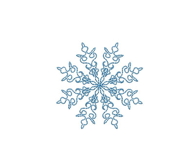 Snowflake Machine Embroidery Design Embroidery/Applique DESIGNS Nino Nadaraia 