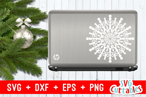 Snowflake Mandala | Cut File SVG Svg Cuttables 