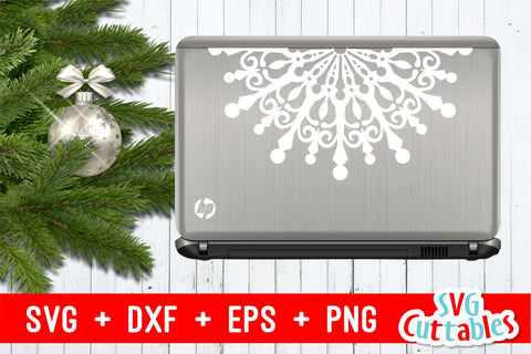 Snowflake Mandala | Cut File SVG Svg Cuttables 
