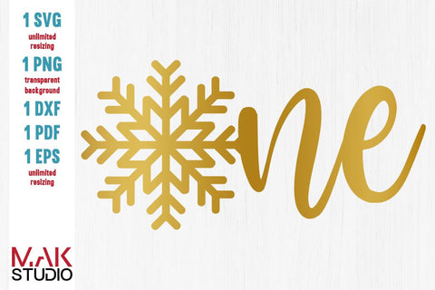 Snowflake one cut file SVG MAKStudion 