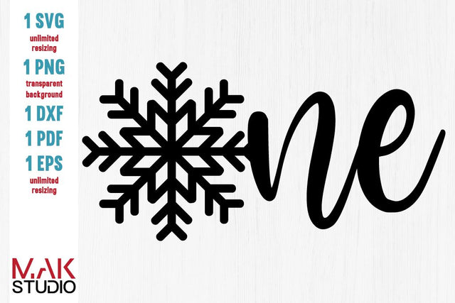 Snowflake one cut file SVG MAKStudion 