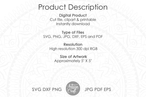 Snowflake Ornament SVG for laser cutting SVG Artisan Craft SVG 