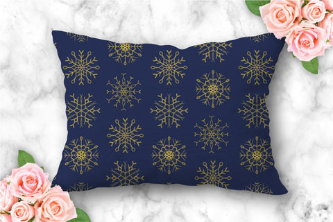 Snowflake pattern seamless snowflakes winter digital paper Digital Pattern KatineArt 