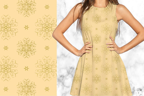 Snowflake pattern seamless snowflakes winter digital paper Digital Pattern KatineArt 