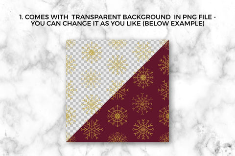 Snowflake pattern seamless snowflakes winter digital paper Digital Pattern KatineArt 