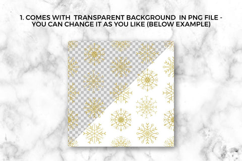 Snowflake pattern seamless snowflakes winter digital paper SVG KatineArt 