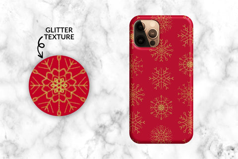 Snowflake pattern seamless snowflakes winter digital paper SVG KatineArt 