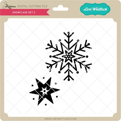 Snowflake Set 3 SVG Lori Whitlock 