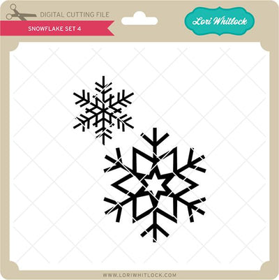 Snowflake Set 4 SVG Lori Whitlock 