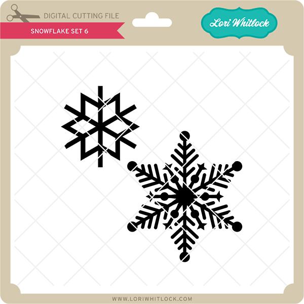 Snowflake Set 6 SVG Lori Whitlock 