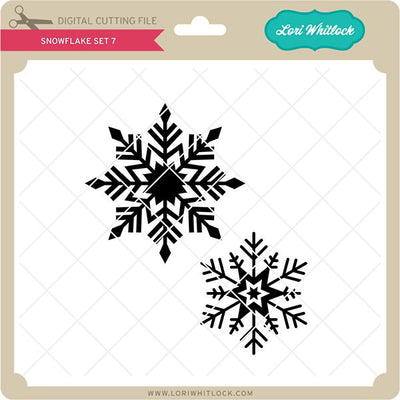 Snowflake Set 7 SVG Lori Whitlock 