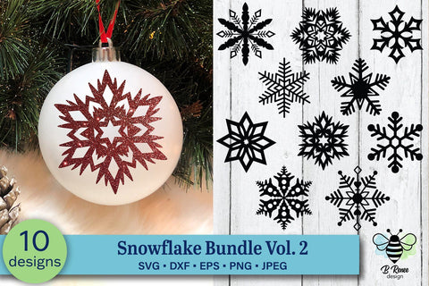 Snowflake SVG Bundle | Christmas SVG SVG B Renee Design 