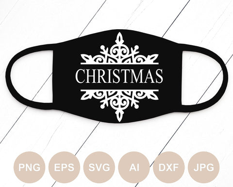 Snowflake Svg Bundle, Snowflake Cut file, Christmas Svg, Flake Winter, Christmas Ornament, Split Monogram, Circle, Border, Holiday Laser Cut SVG BogeliaVector 