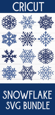 Snowflake SVG Bundle SVG Wispy Willow Designs 