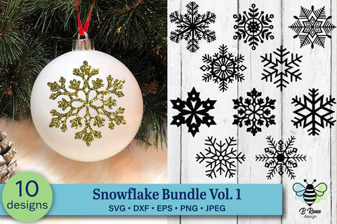 Snowflake SVG Bundle | Winter SVG | Christmas SVG SVG B Renee Design 