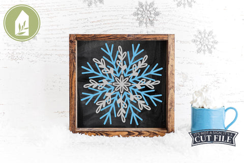 Snowflake SVG | Christmas Signs | Christmas SVG SVG LilleJuniper 