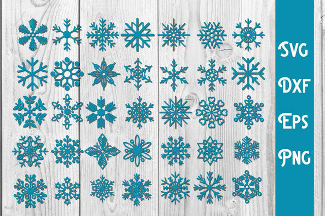 Snowflake SVG, Christmas SVG, Snowflake Bundle SVG SVG dadan_pm 