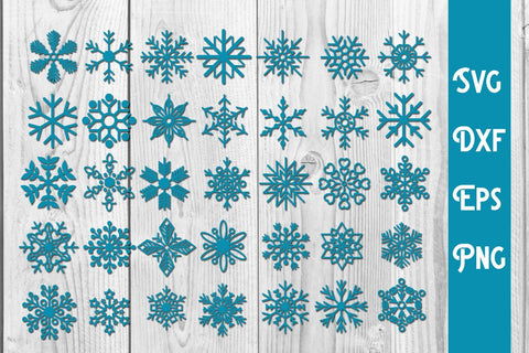 Snowflake SVG, Christmas SVG, Snowflake Bundle SVG SVG dadan_pm 