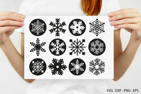 Snowflake SVG Clipart Mini Bundle SVG Illuztrate 