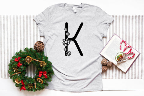 Snowflake SVG Letters, Alphabet SVG, 26 Letters SVG. SVG Elinorka 