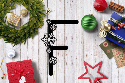 Snowflake SVG Letters, Alphabet SVG, 26 Letters SVG. SVG Elinorka 