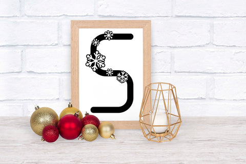 Snowflake SVG Letters, Alphabet SVG, 26 Letters SVG. SVG Elinorka 