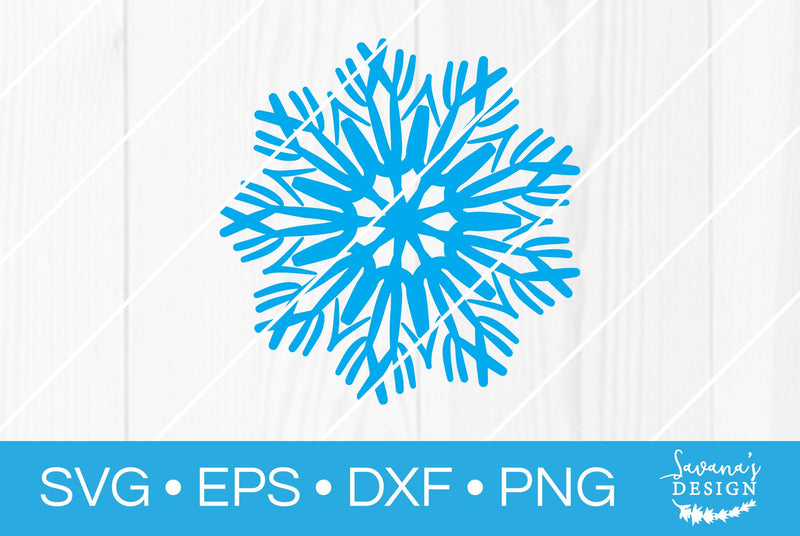 Snowflake SVG SavanasDesign 