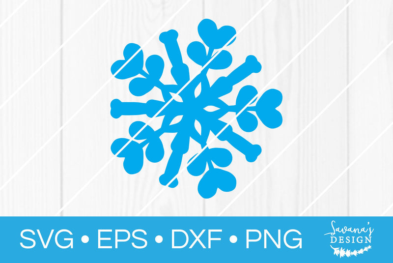 Snowflake SVG SavanasDesign 
