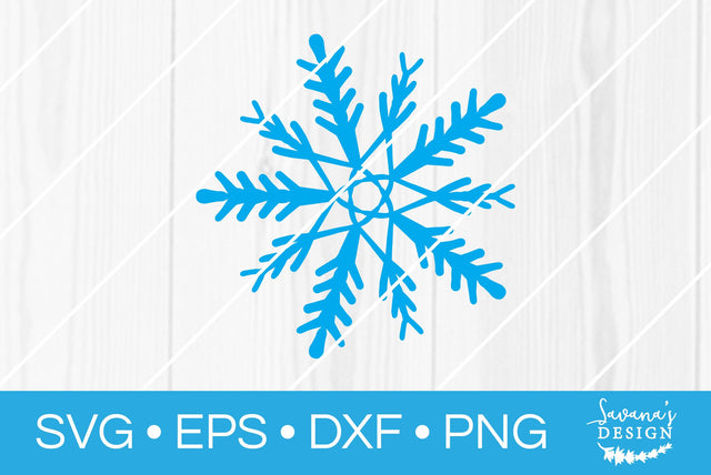 Snowflake SVG SavanasDesign 