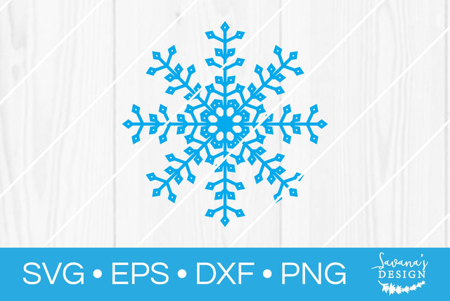 Snowflake SVG SavanasDesign 