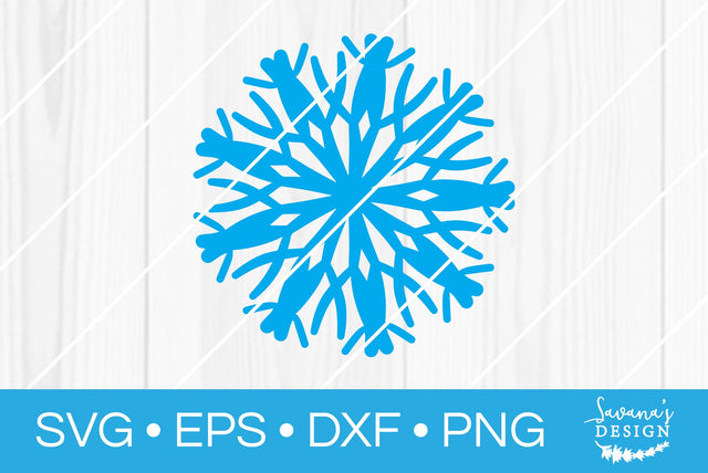 Snowflake SVG SavanasDesign 