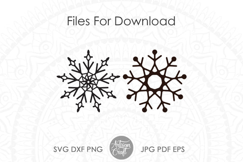 Snowflake SVG, snowflake clipart SVG Artisan Craft SVG 