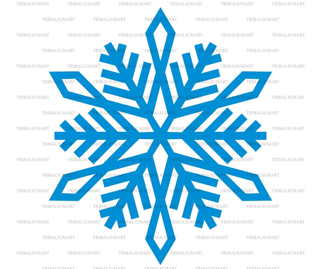 Snowflake SVG TribaliumArtSF 